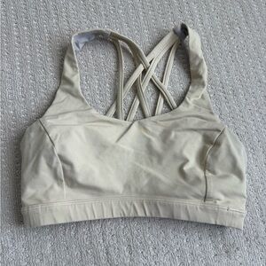 Lululemon Cream/Tan Sports Bra